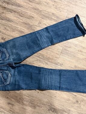 Silver Jeans Straight Leg Women's Jeans in Dark Blue